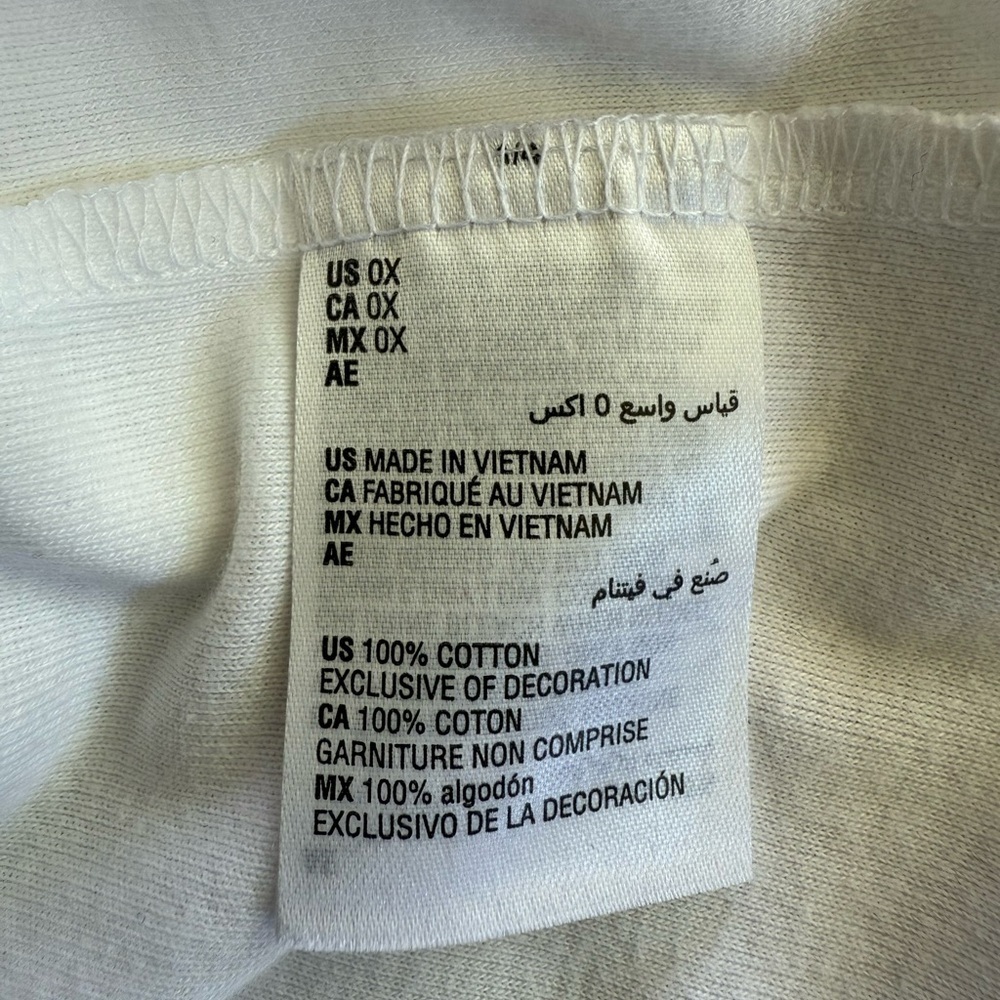 Karen Scott White Short Sleeve Tee Embroidered Eyelet Scoop Neck Top Size M - Picture 5 of 9